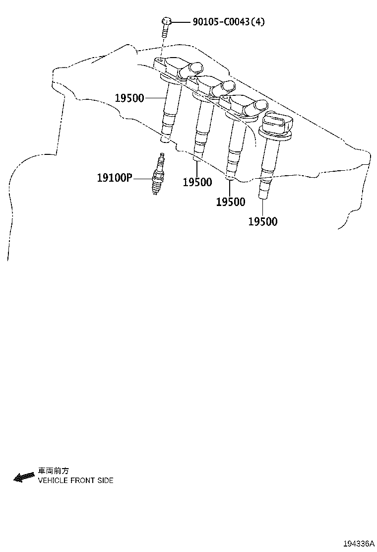 Ignition Coil Spark Plug Glow Plug
