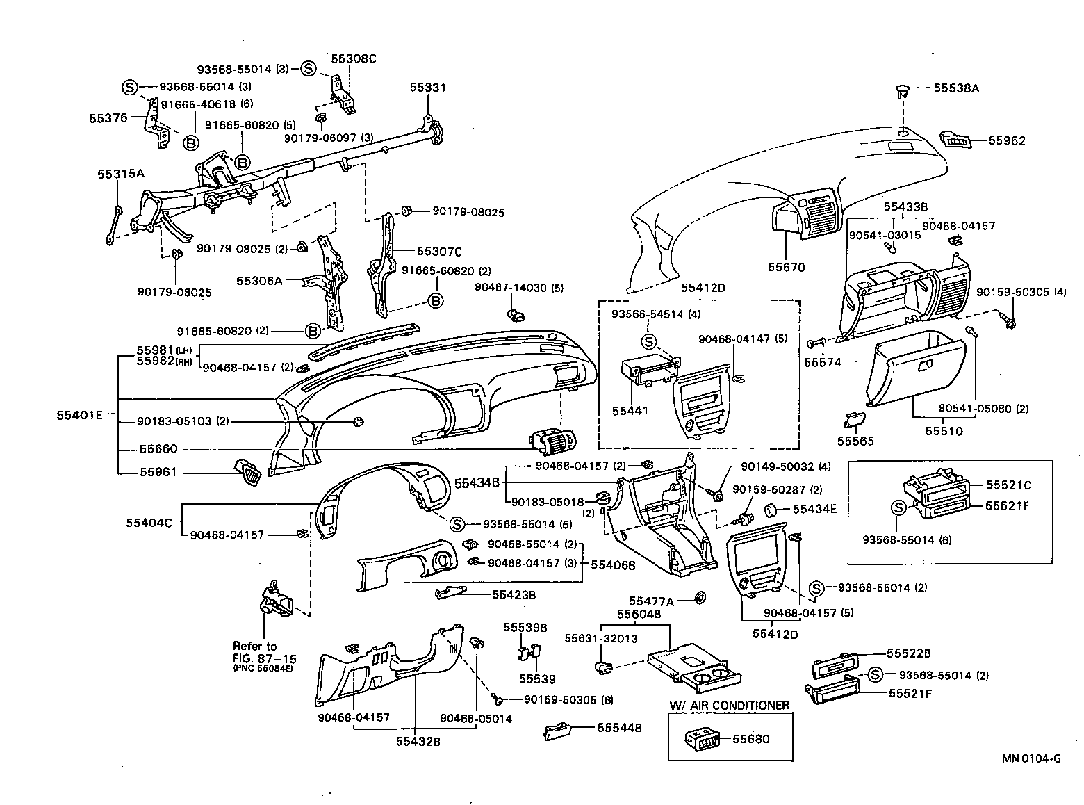 Instrument Panel Glove Compartment