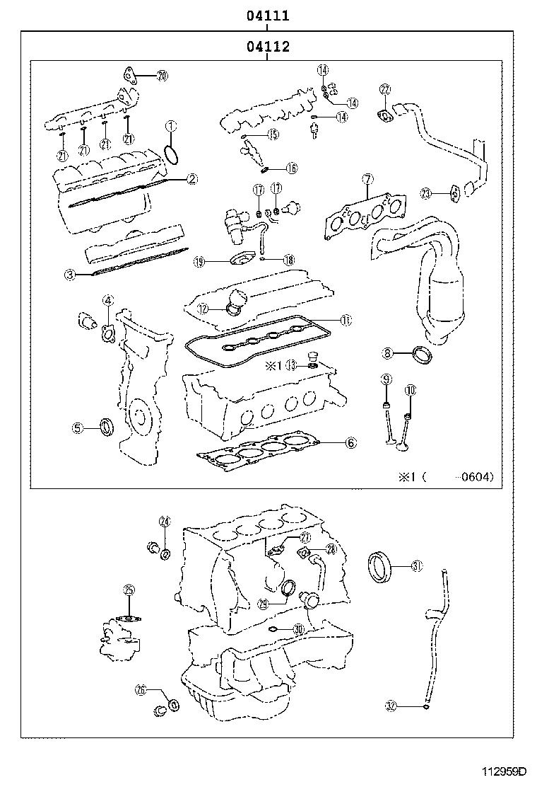 Engine Overhaul Gasket Kit