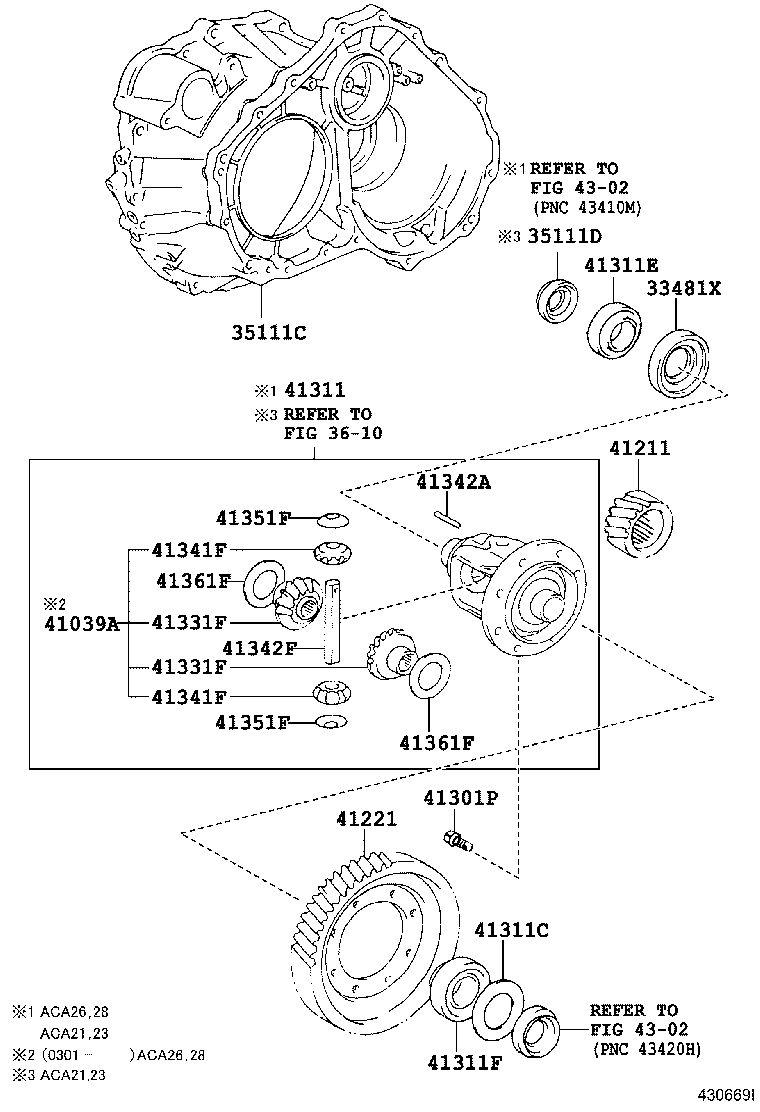 Front Axle Housing & Differential