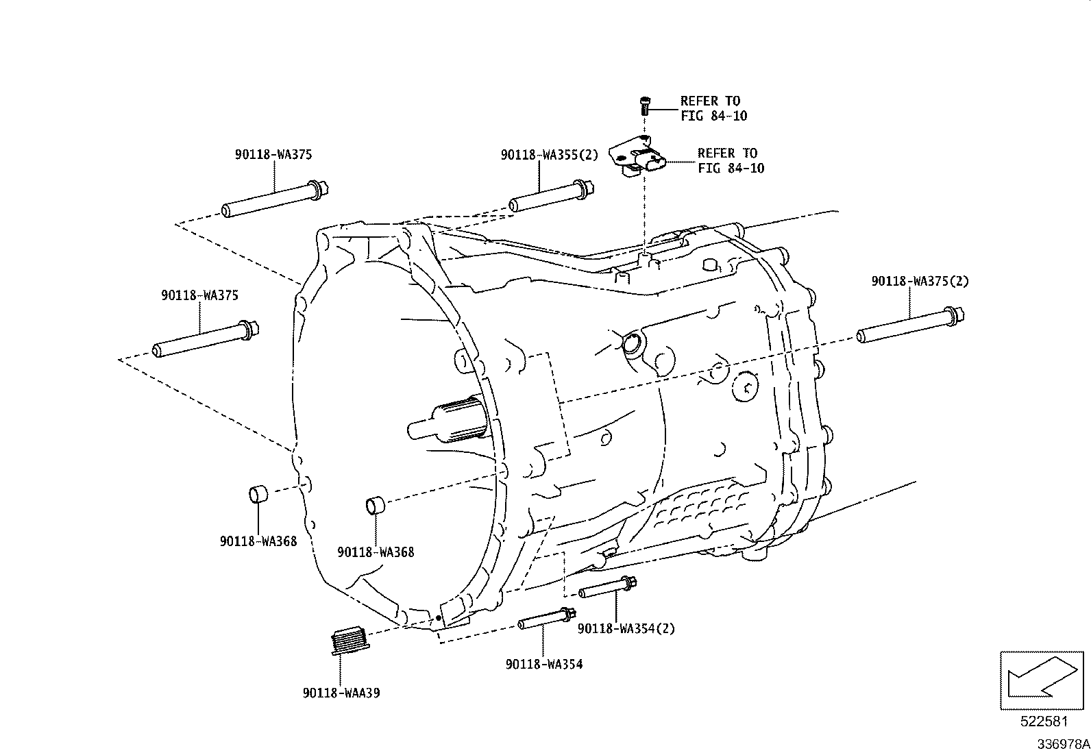 Carcasa de embrague + caja de transmisión