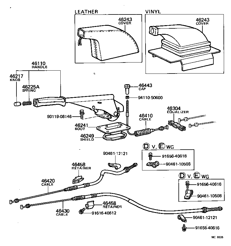 Parking Brake & Cable