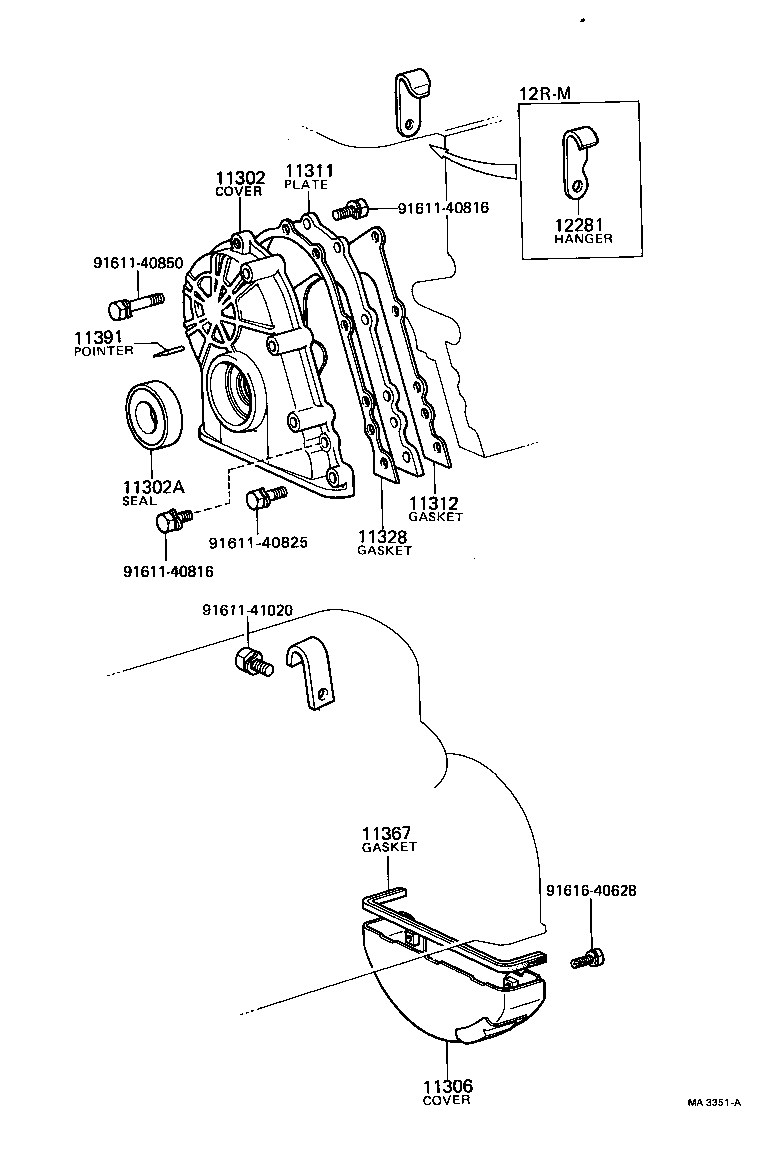 Timing Gear Cover & Rear End Plate