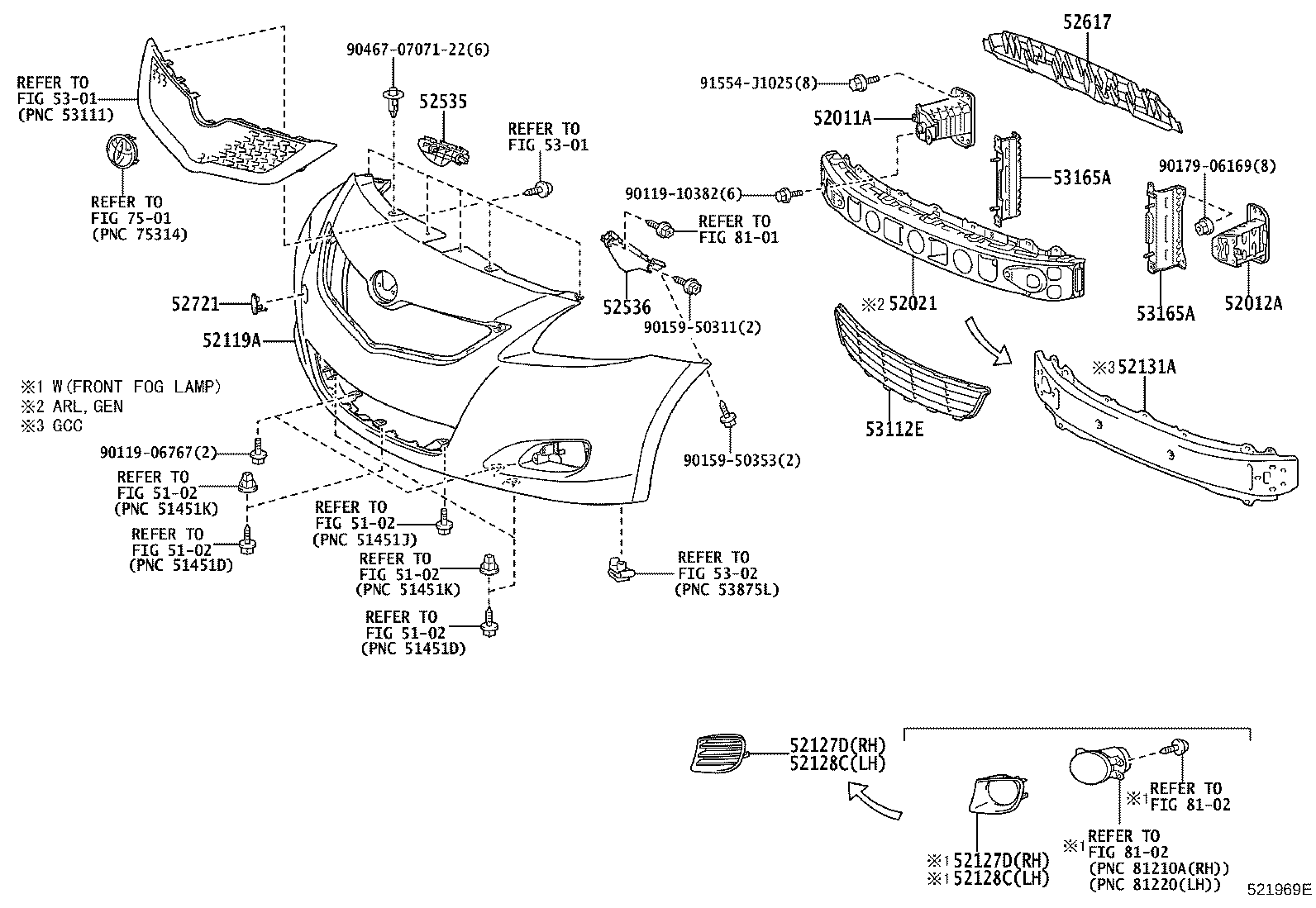 Front Bumper Bumper Stay