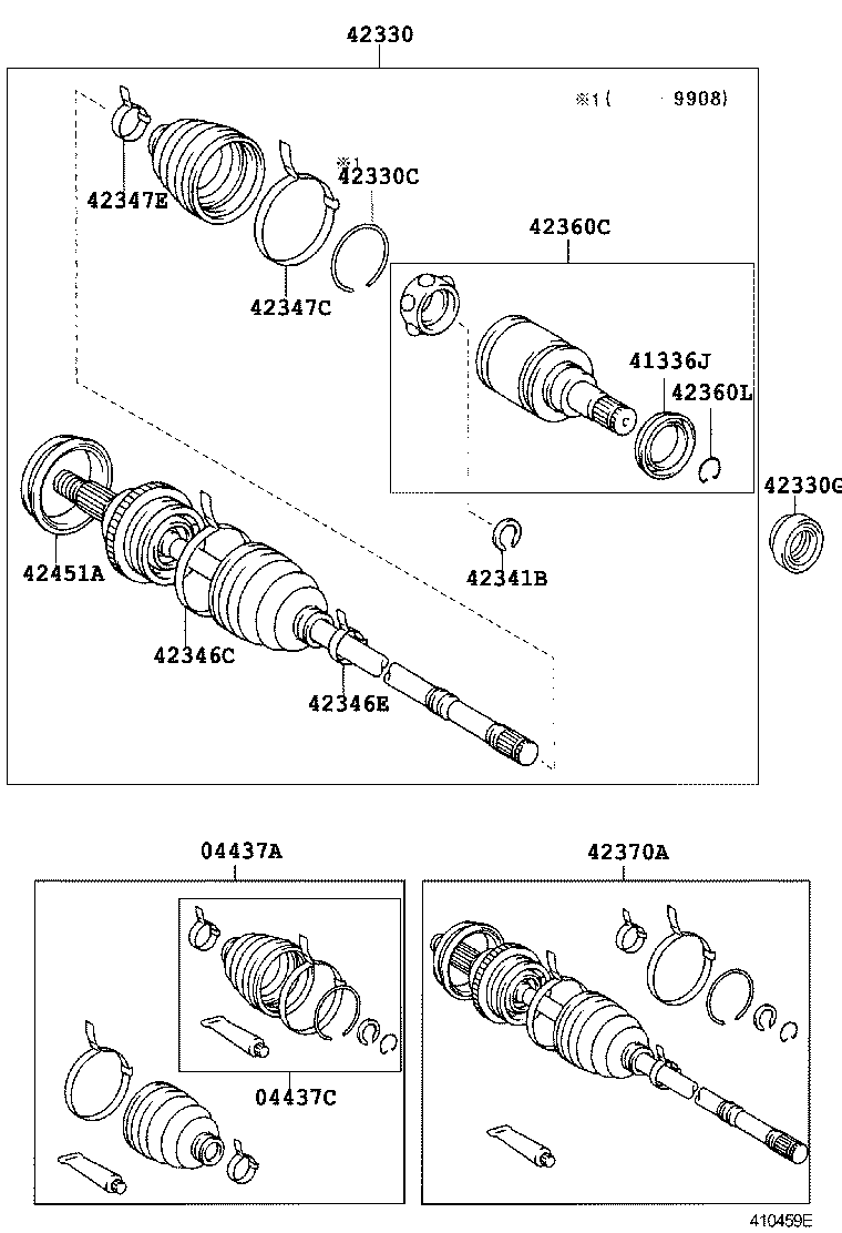Rear Axle Shaft Hub
