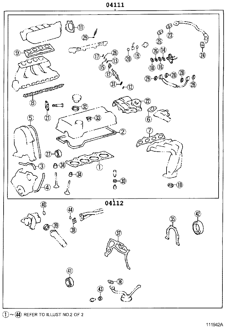 Engine Overhaul Gasket Kit