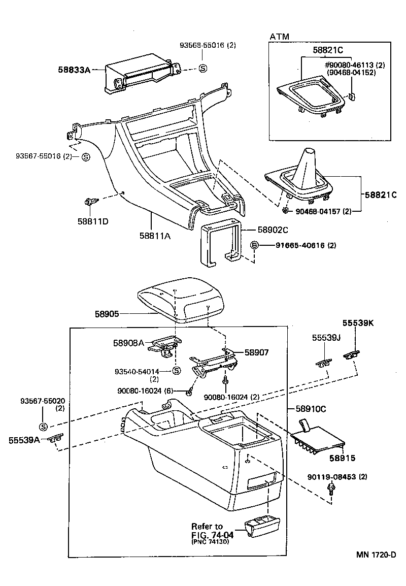 Console Box & Bracket