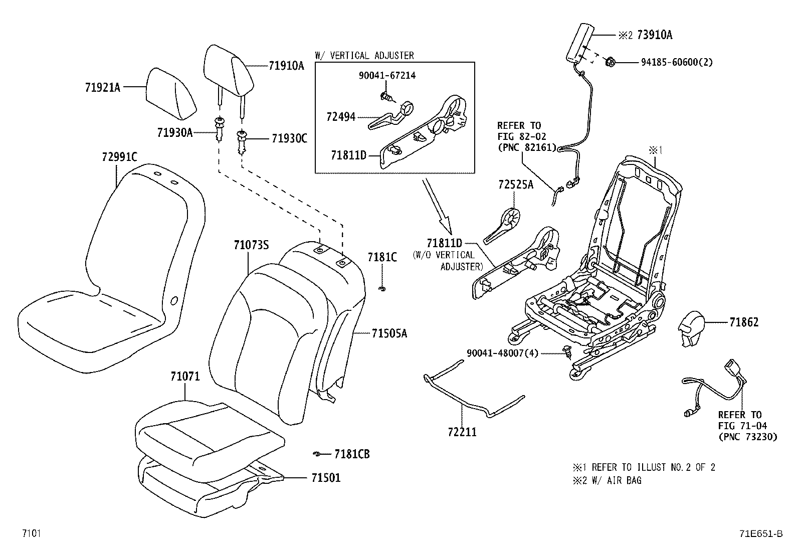 Front Seat & Seat Track