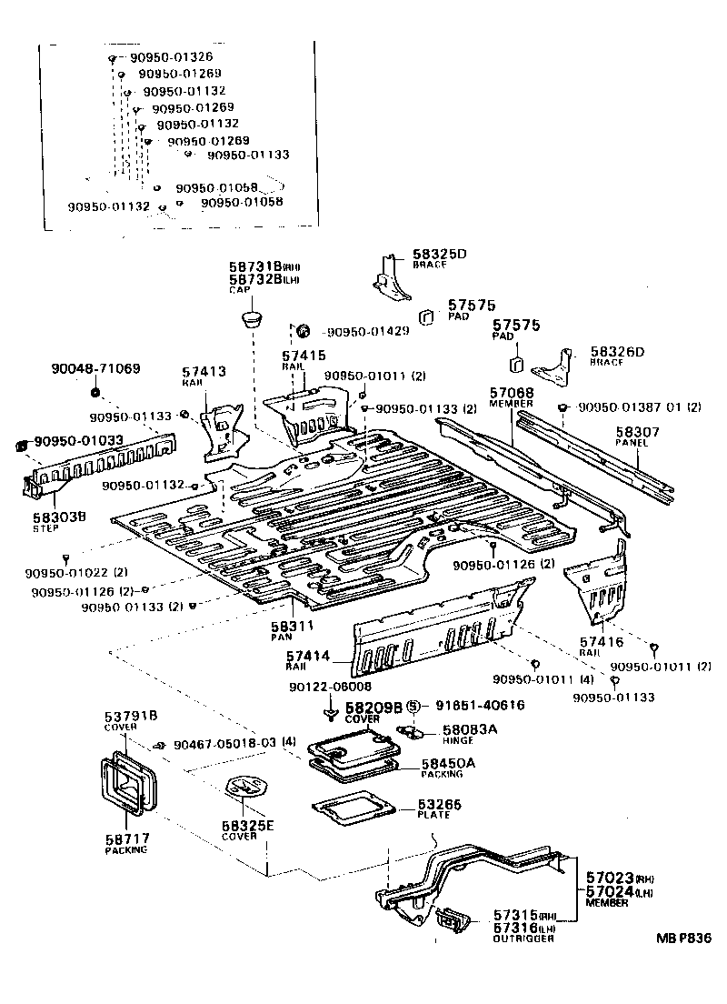 Rear Floor Panel