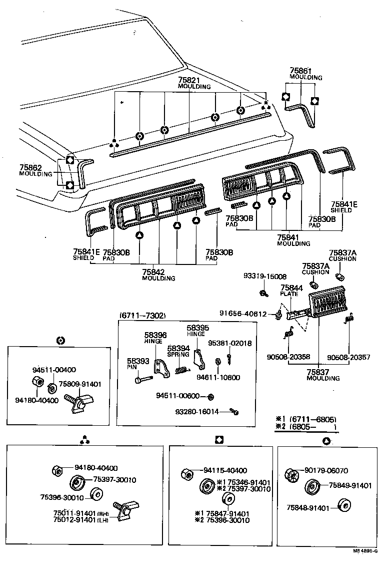 Rear Moulding