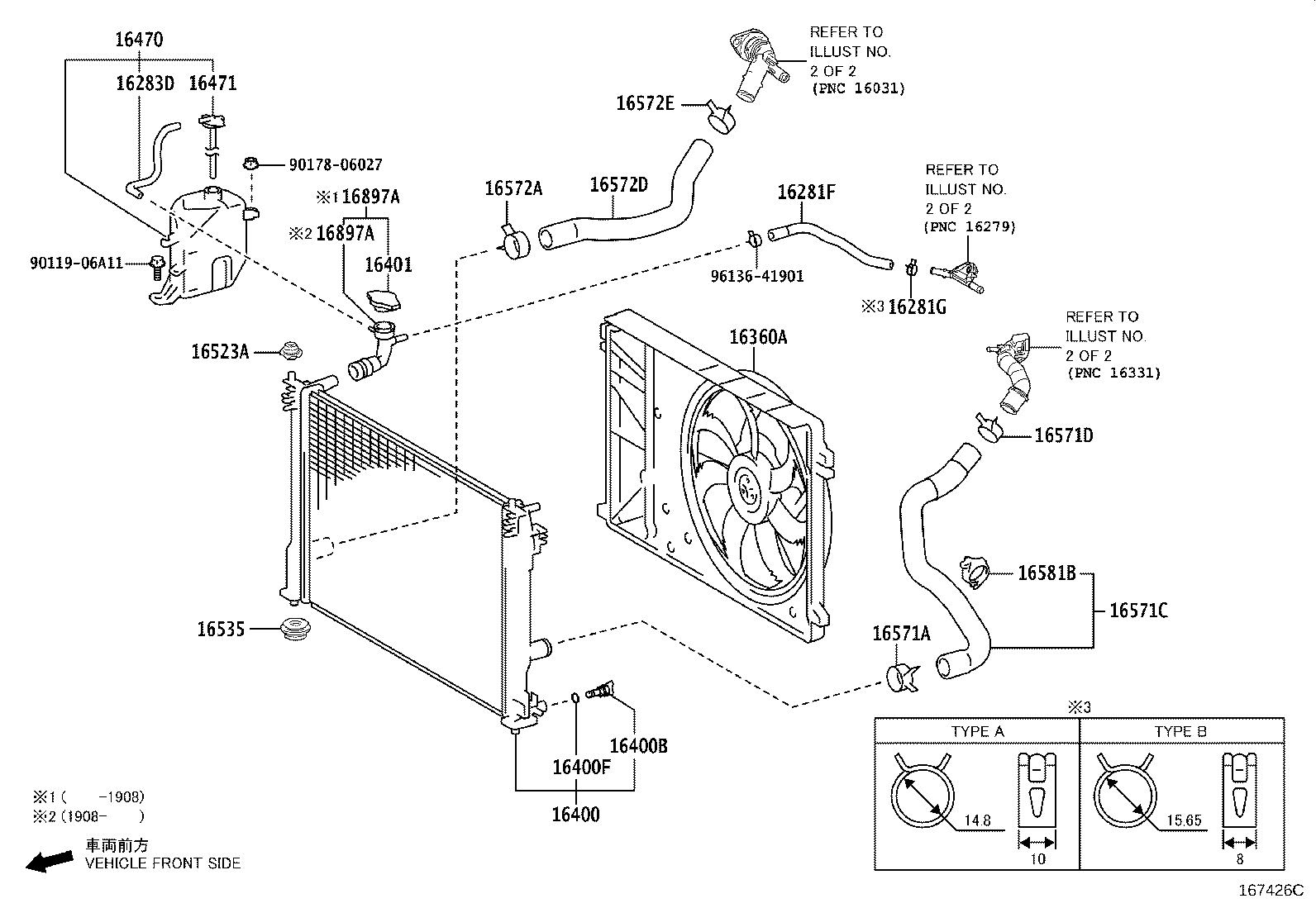 Radiator Water Outlet
