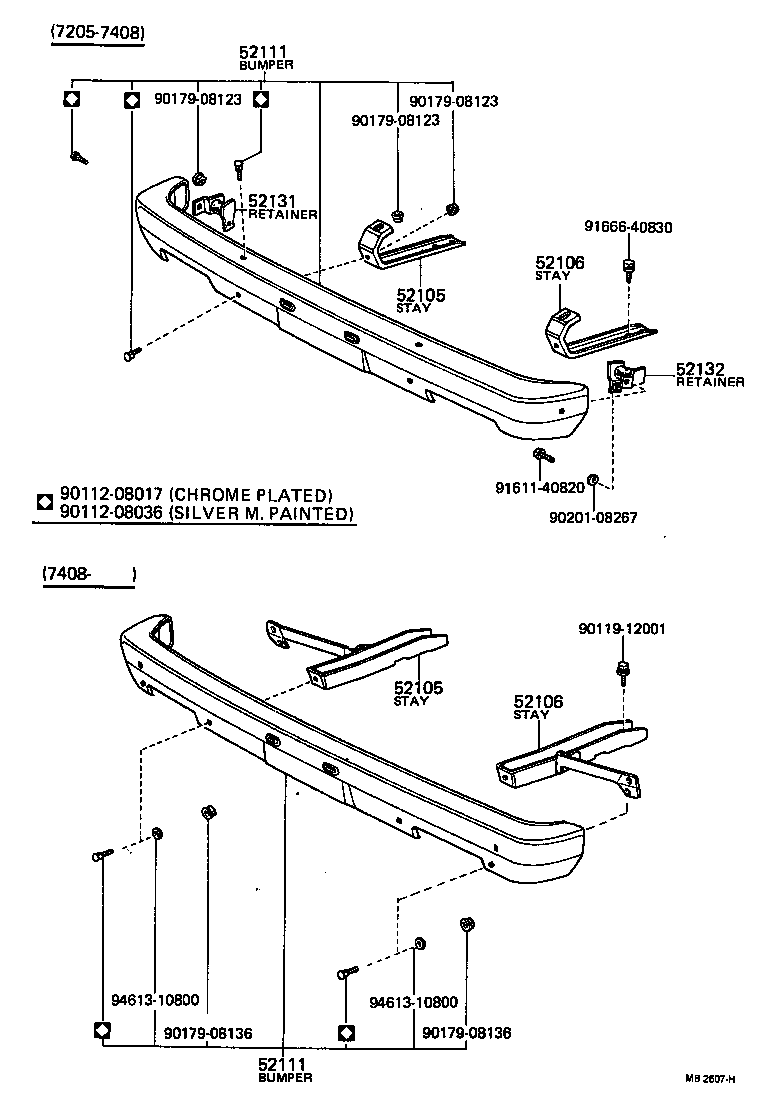 Front Bumper Bumper Stay