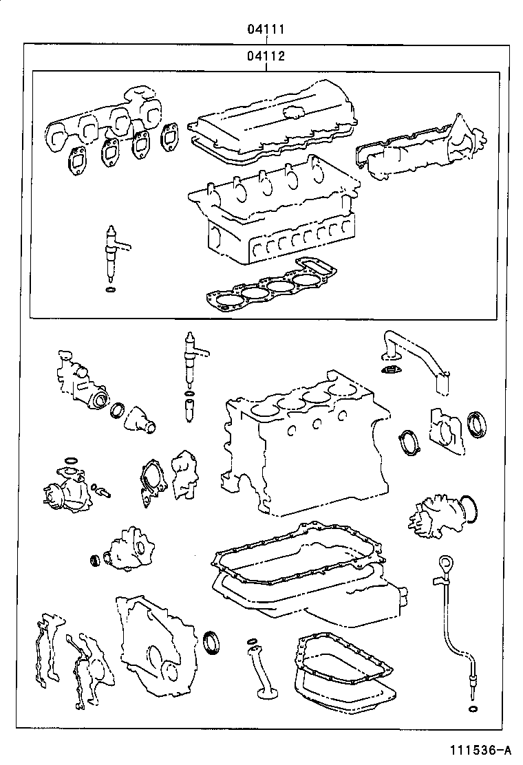 Engine Overhaul Gasket Kit