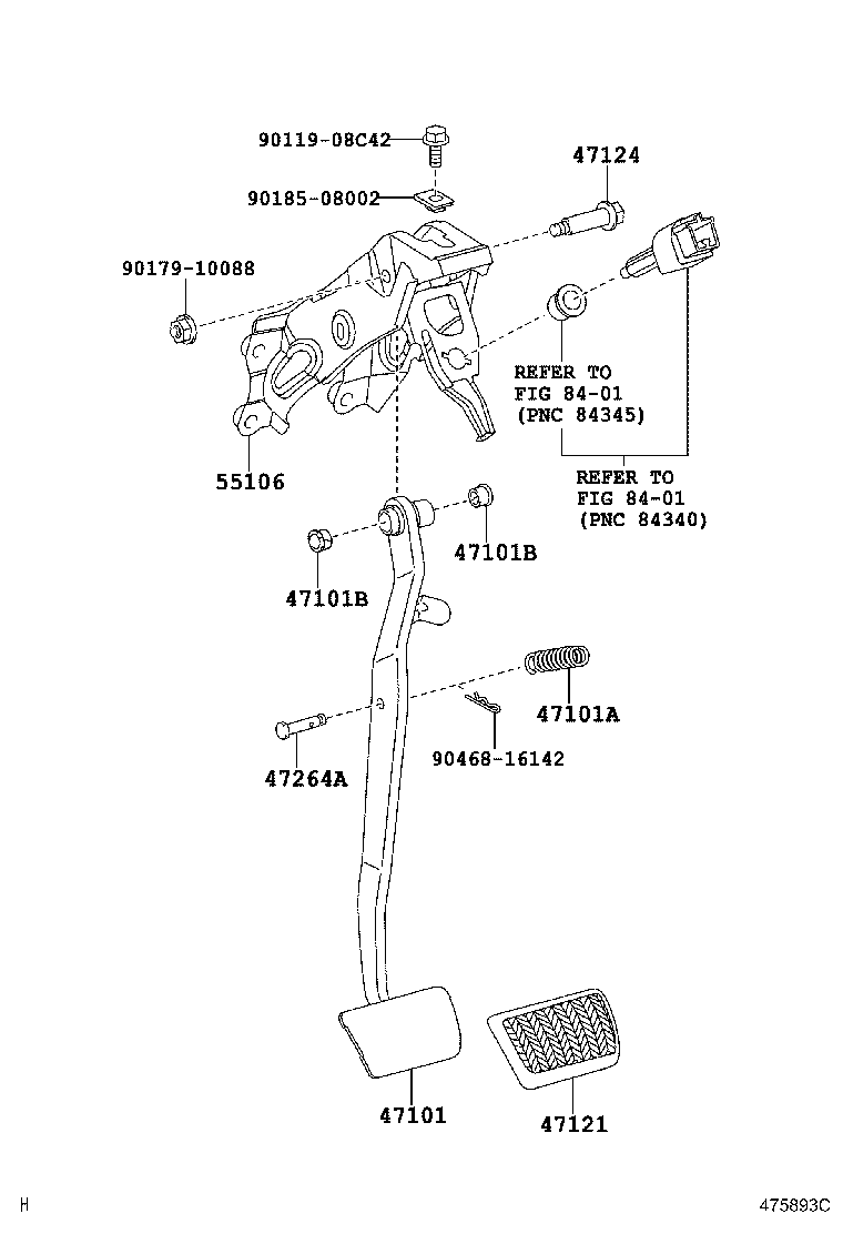 Brake Pedal & Bracket