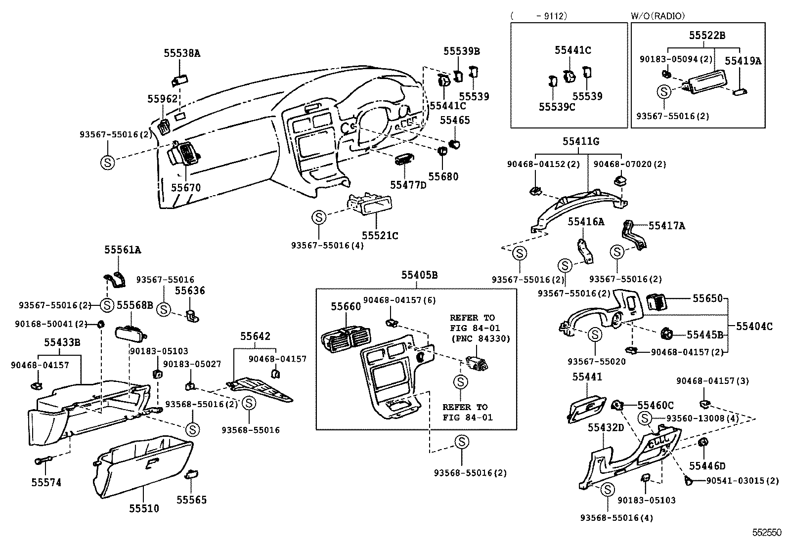 Instrument Panel Glove Compartment