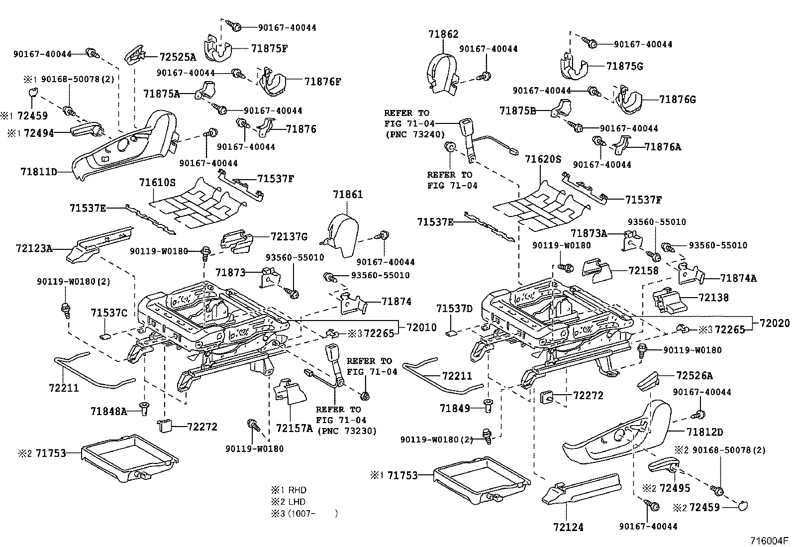 Front Seat & Seat Track