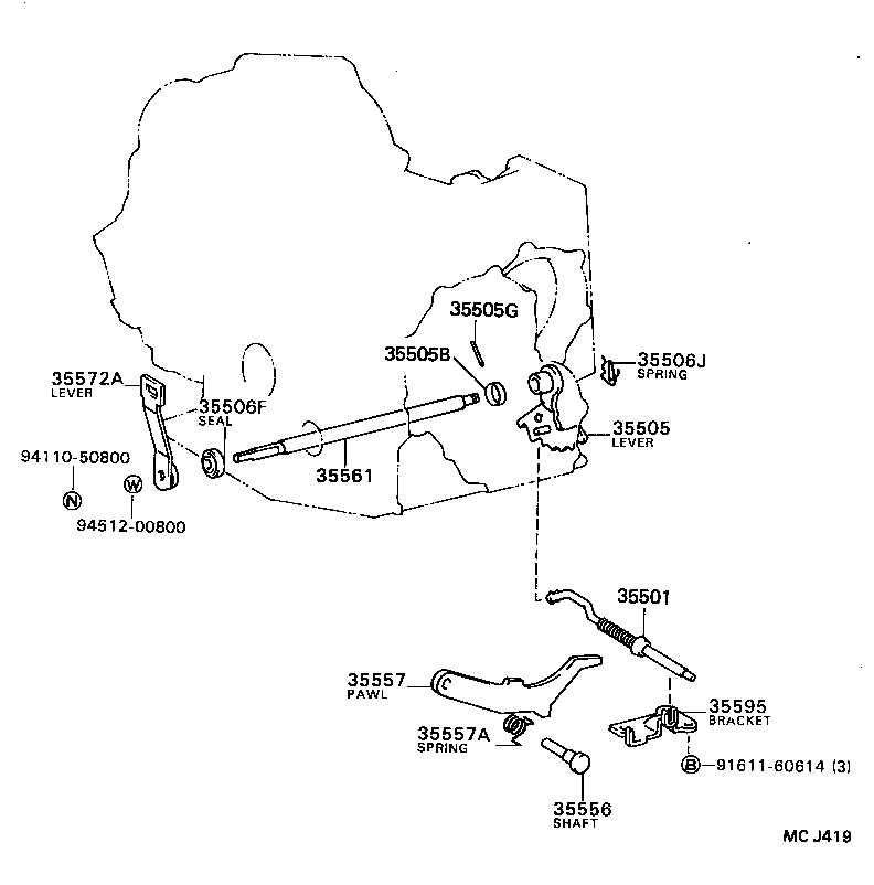 Throttle Link & Valve Lever