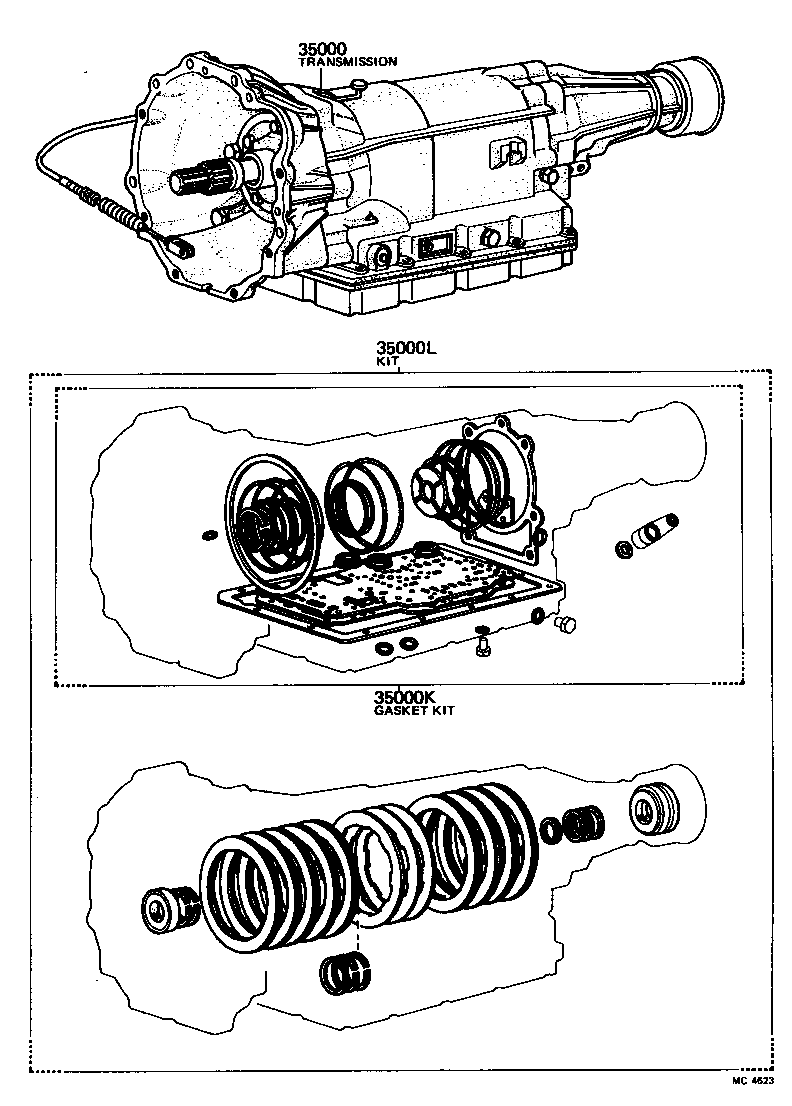 Transaxle Or Transmission Assy & Gasket Kit