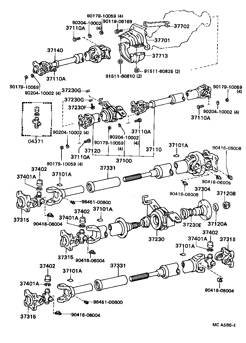 Propeller Shaft & Universal Joint