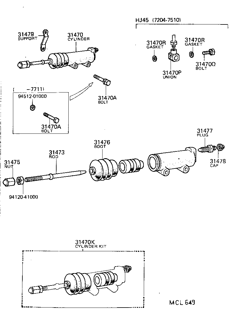 Clutch Release Cylinder