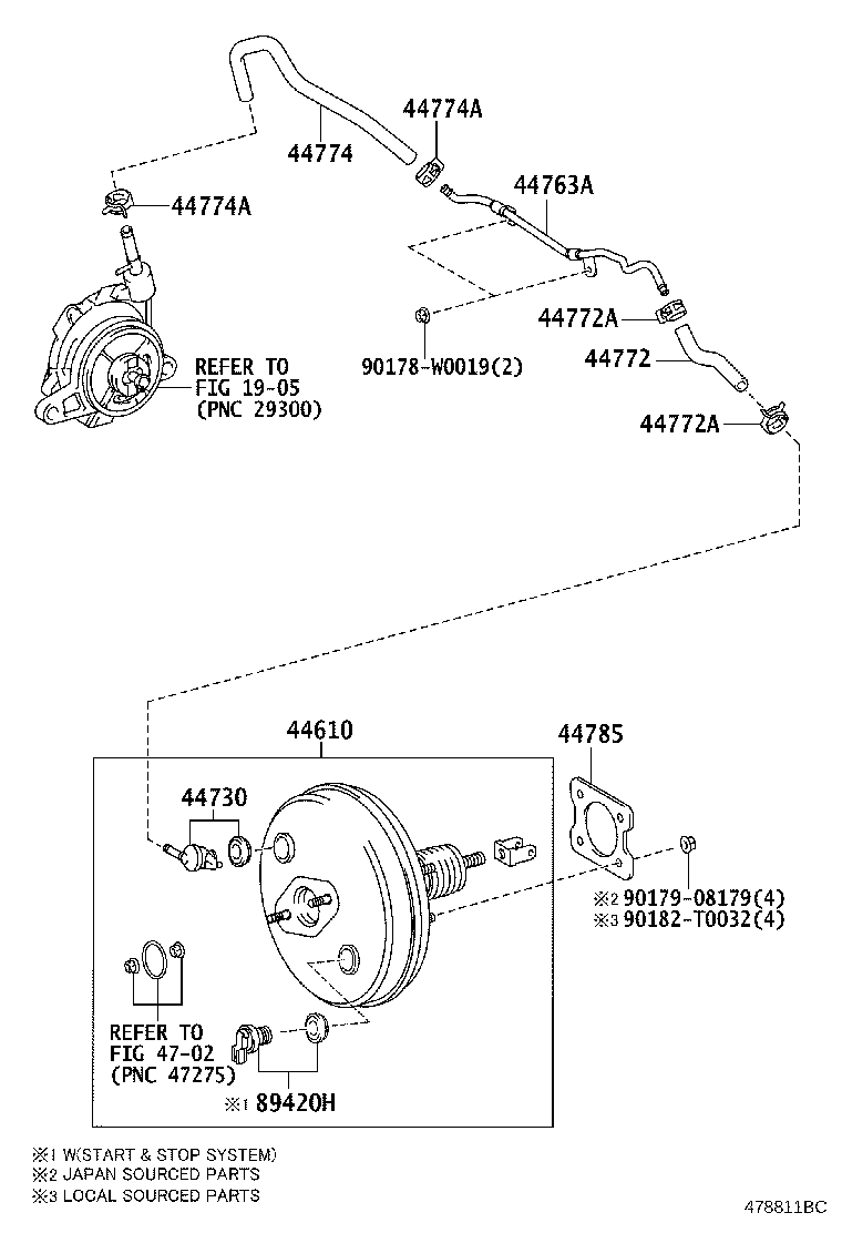 Brake Booster & Vacuum Tube