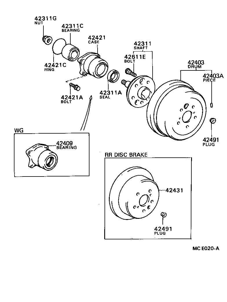 Rear Axle Shaft Hub