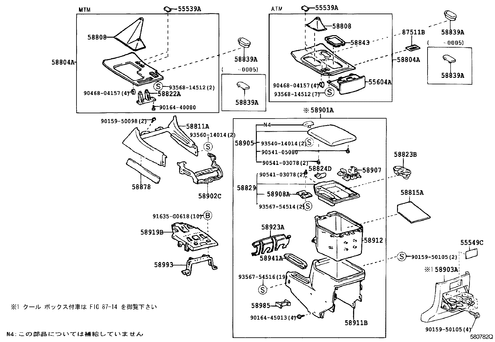 Console Box & Bracket