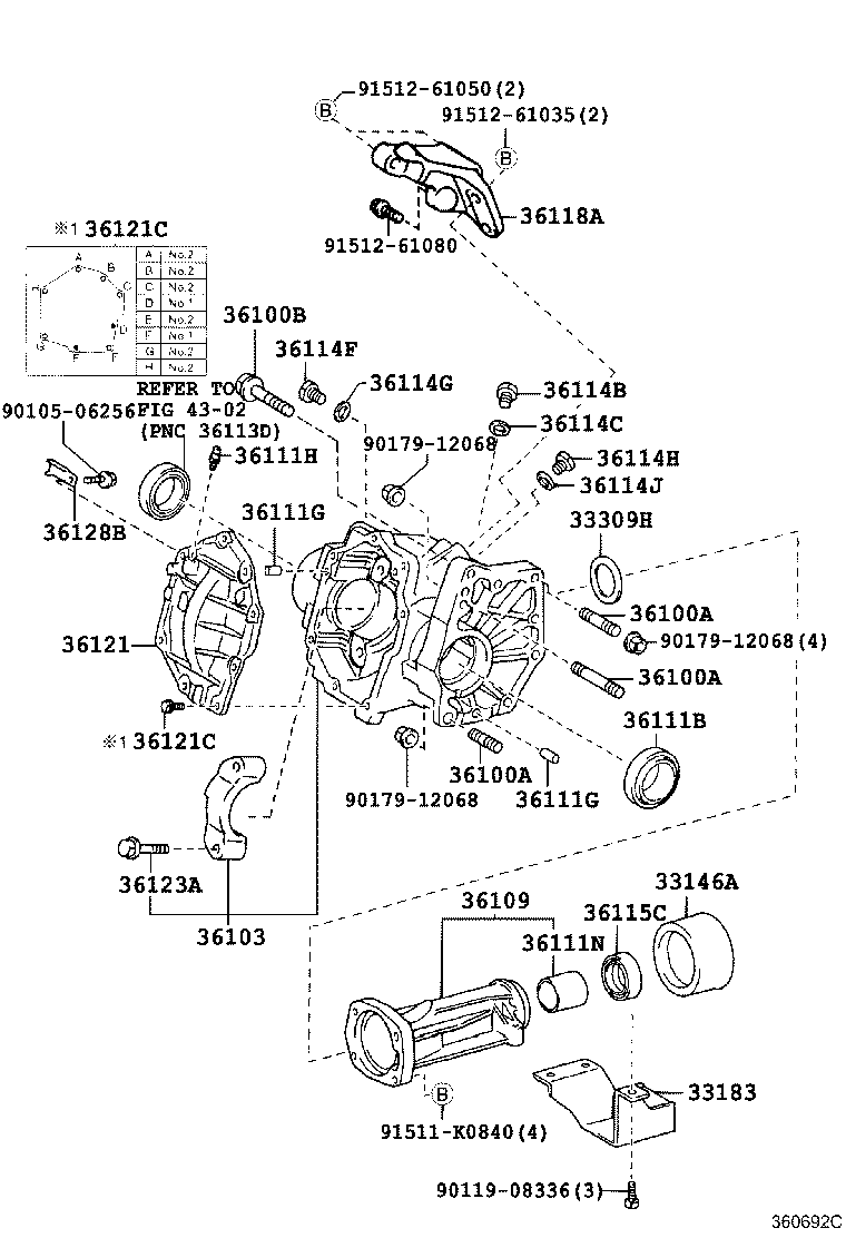Transfer Case & Extension Housing