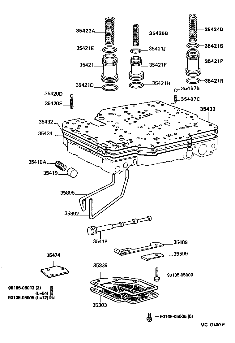 Valve Body Oil Strainer