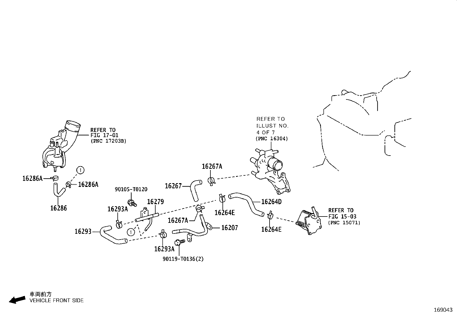 Radiator Water Outlet