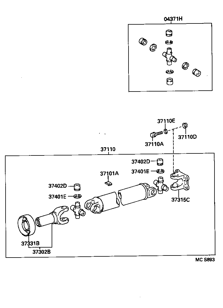 Propeller Shaft & Universal Joint