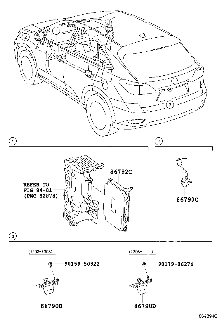 Rear Monitor Display Camera