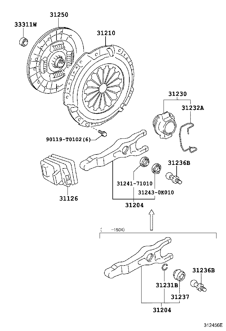 Clutch & Release Fork