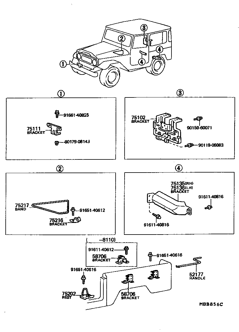 Tool Box License Plate Bracket