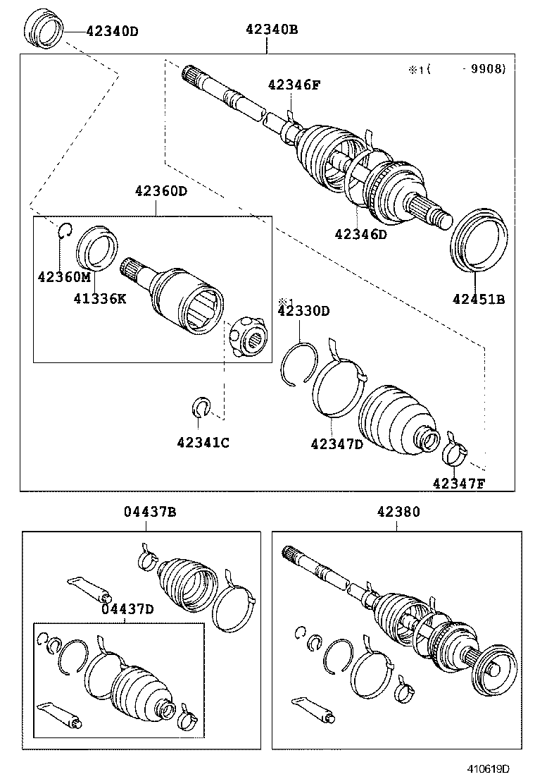 Rear Axle Shaft Hub
