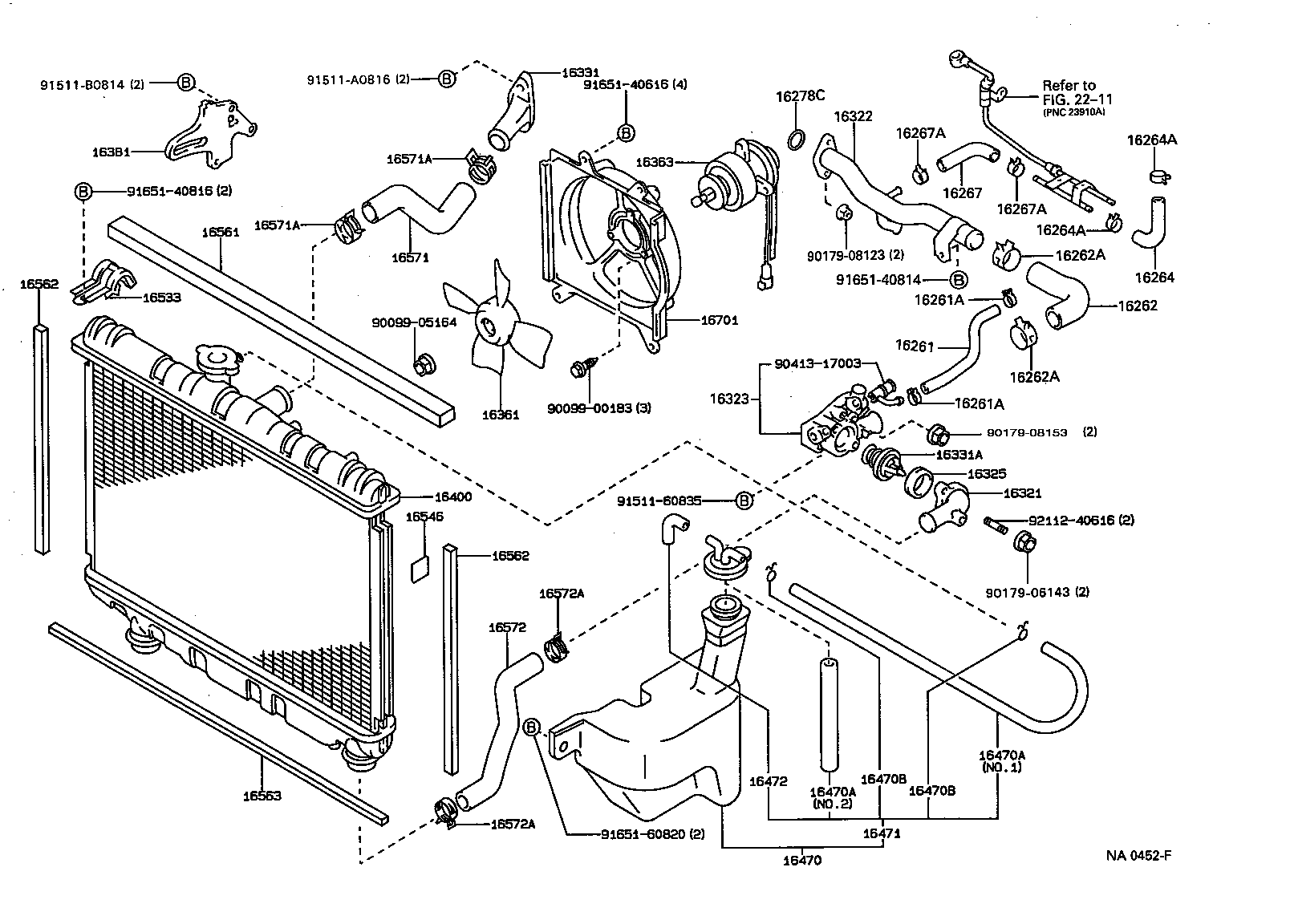 Radiator Water Outlet