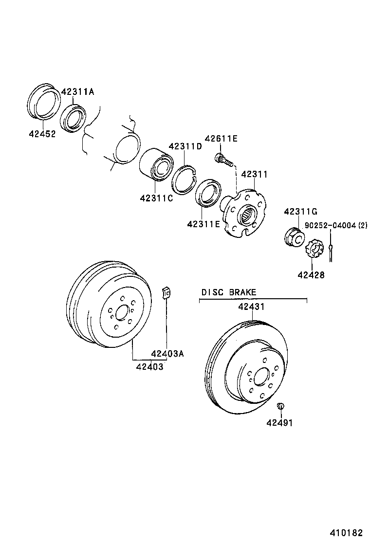 Rear Axle Shaft Hub