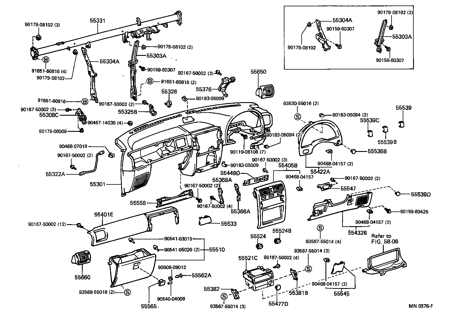 Instrument Panel Glove Compartment