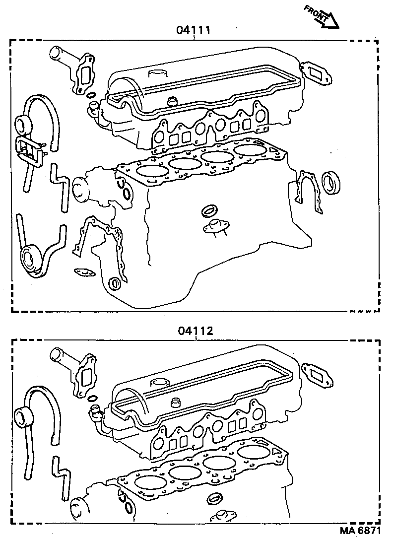 Engine Overhaul Gasket Kit