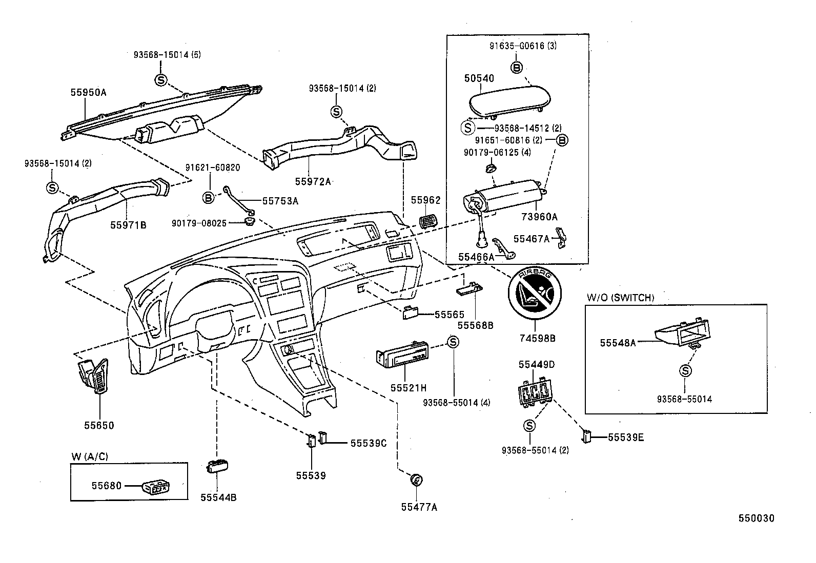 Instrument Panel Glove Compartment