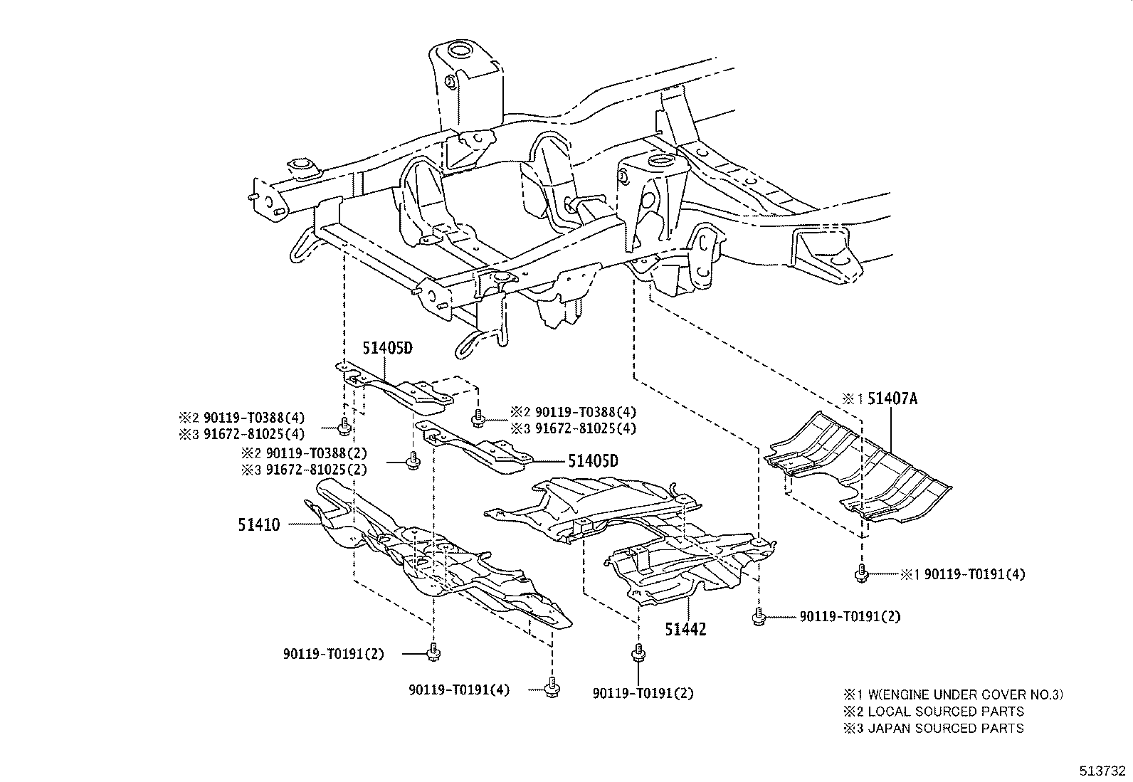 Suspension Crossmember & Under Cover