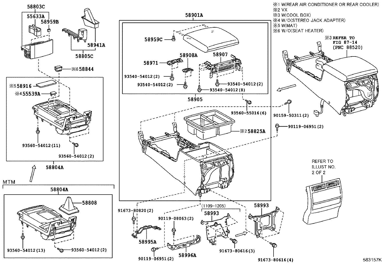 Console Box & Bracket