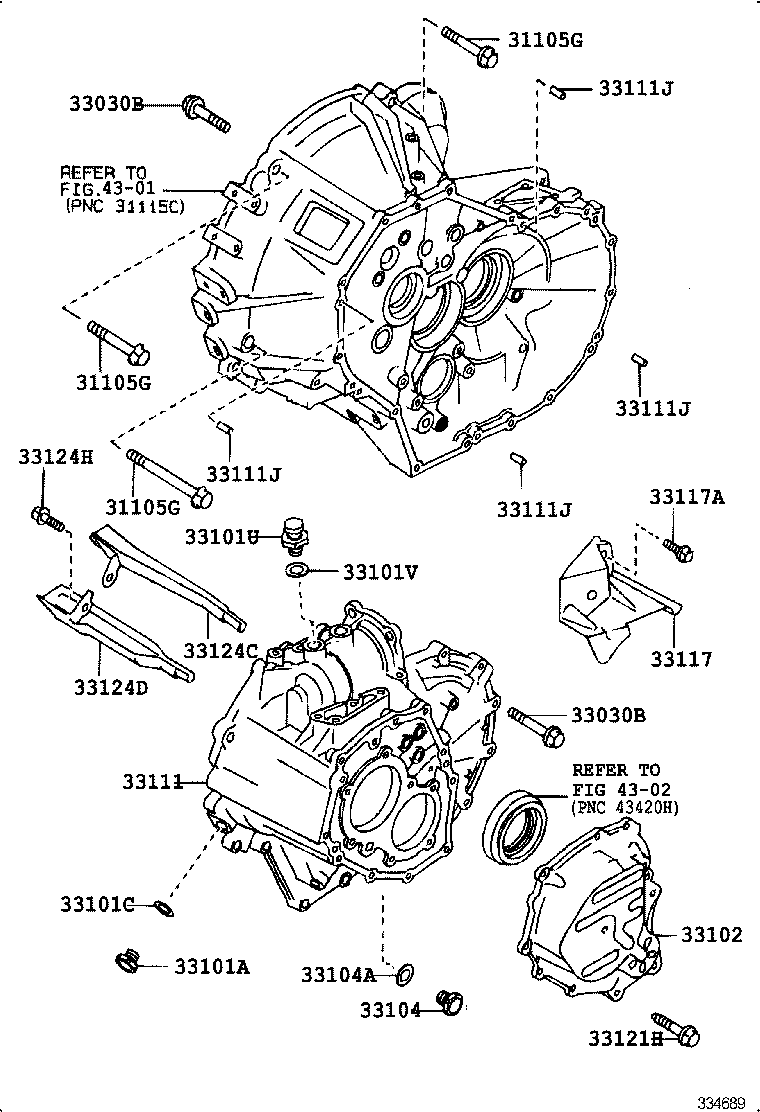 Clutch Housing + Transmission Case