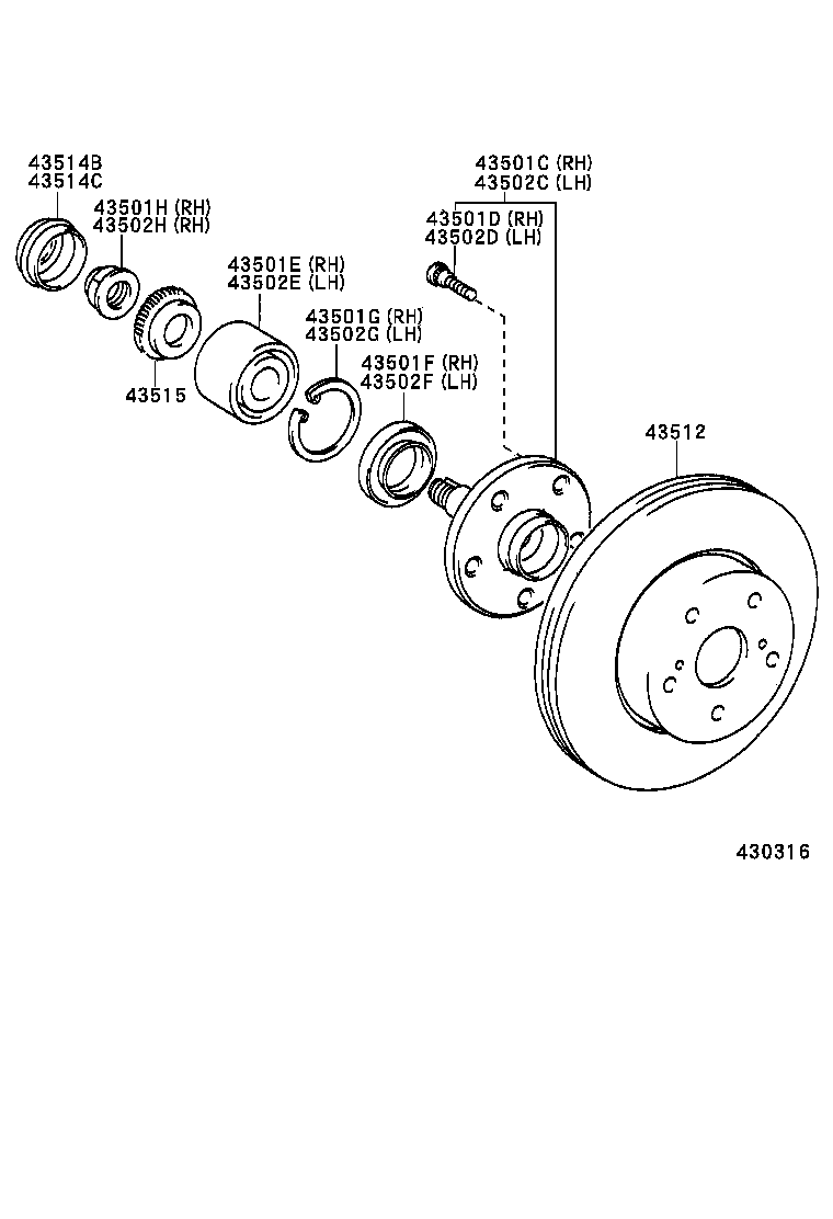 Front Axle Hub