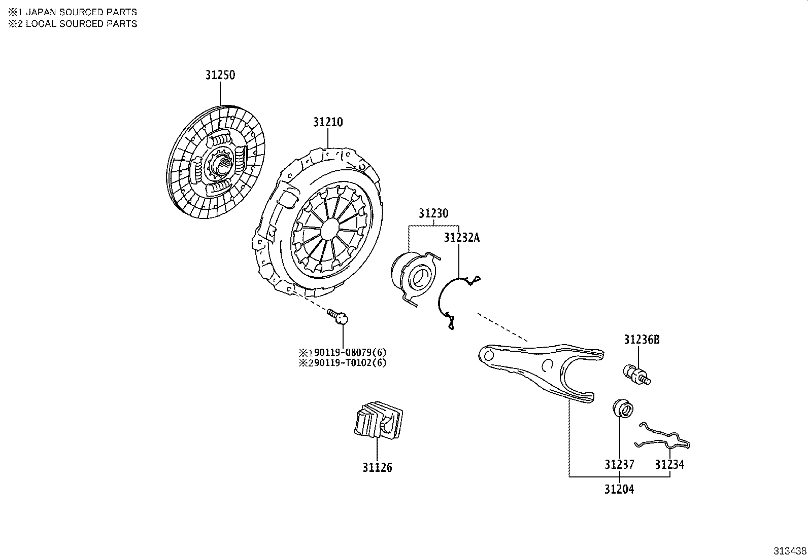 Clutch & Release Fork