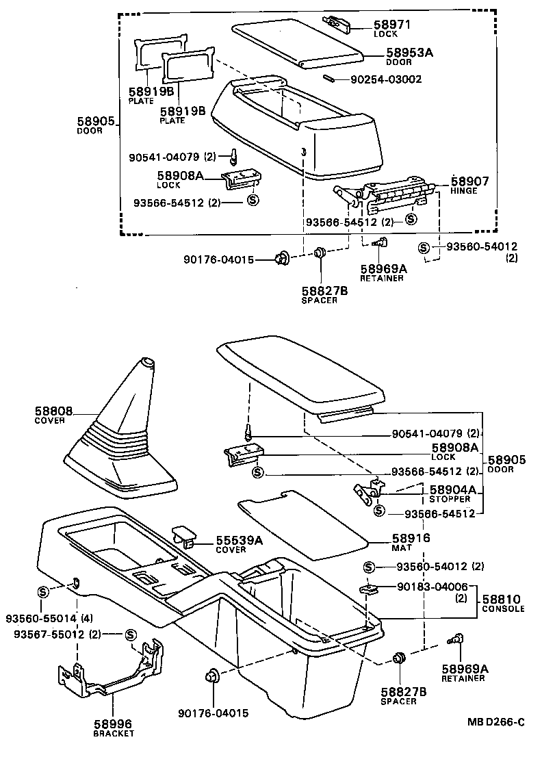 Console Box & Bracket