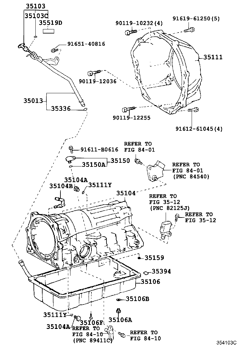 Transmission Case & Oil Pan