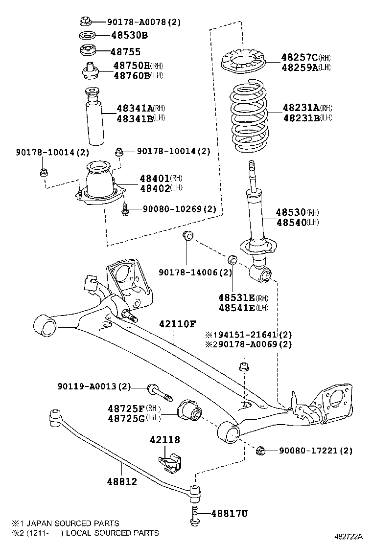Rear Spring & Shock Absorber