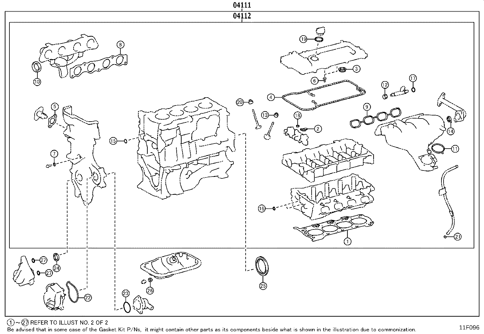Engine Overhaul Gasket Kit