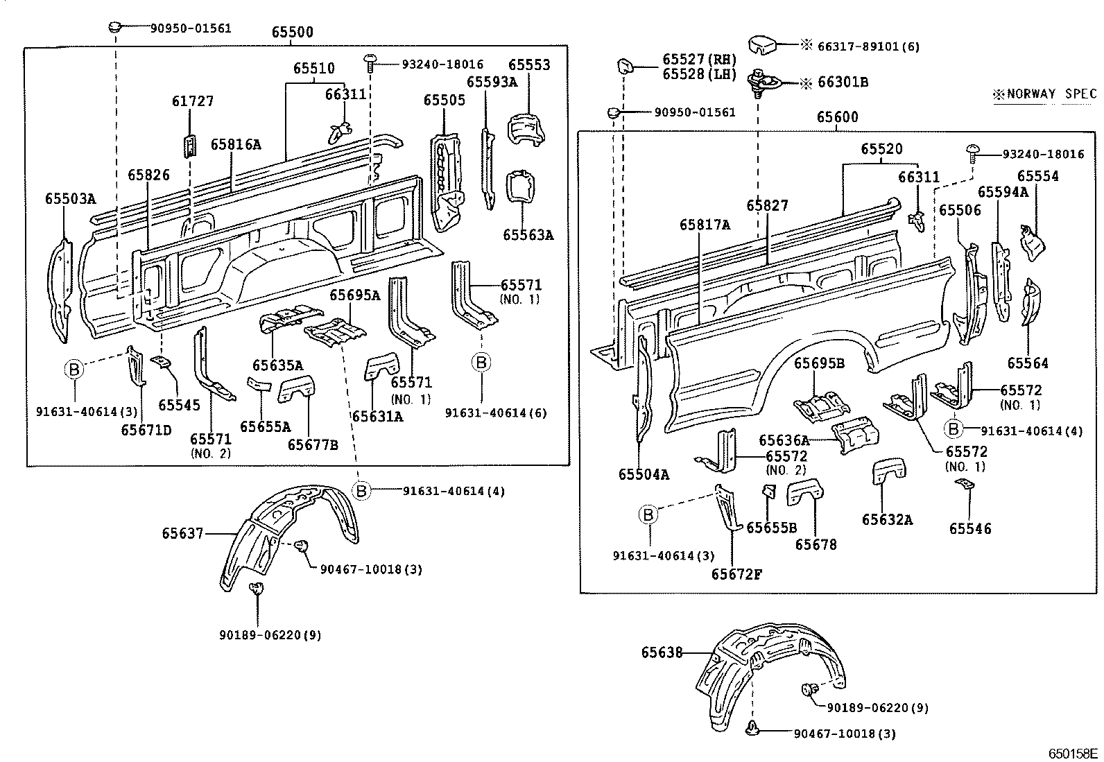 Rear Body Side Panel